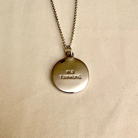 Kate Spade CZ Pendant “In A Twinkling” Silver-Tone Necklace - Picture 3 of 5